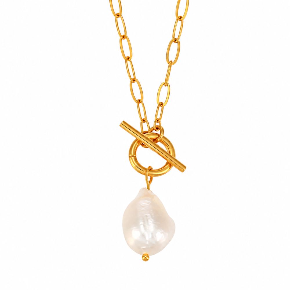 Athena Baroque Pearl Necklace