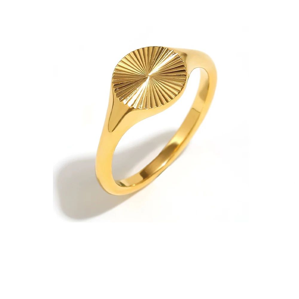 Phoenix Wave Signet Ring