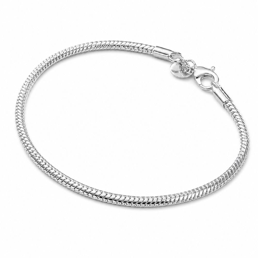 Sirena Snake Bone Charm Bracelet