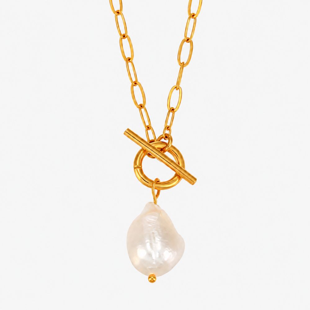 Athena Baroque Pearl Necklace