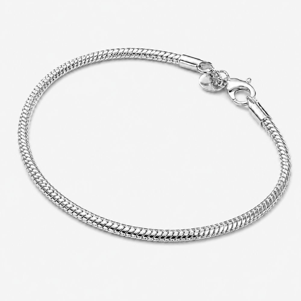 Sirena Snake Bone Charm Bracelet