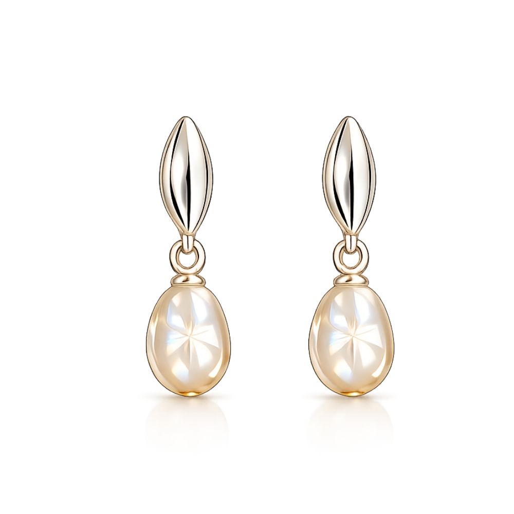 Aurora Pearl Pendant Earrings