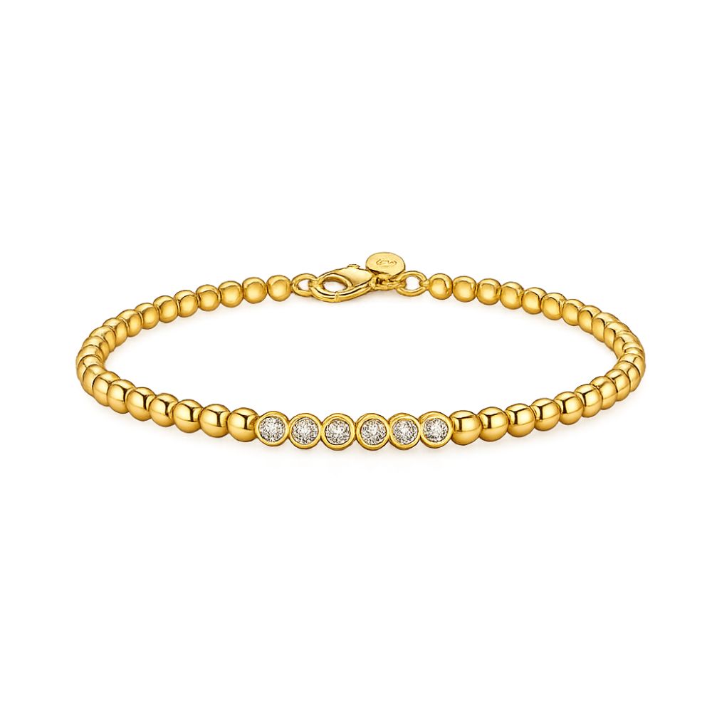 Helena Zircon Cuff Bangle