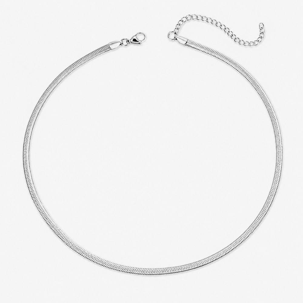 Ondine Herringbone Chain Choker