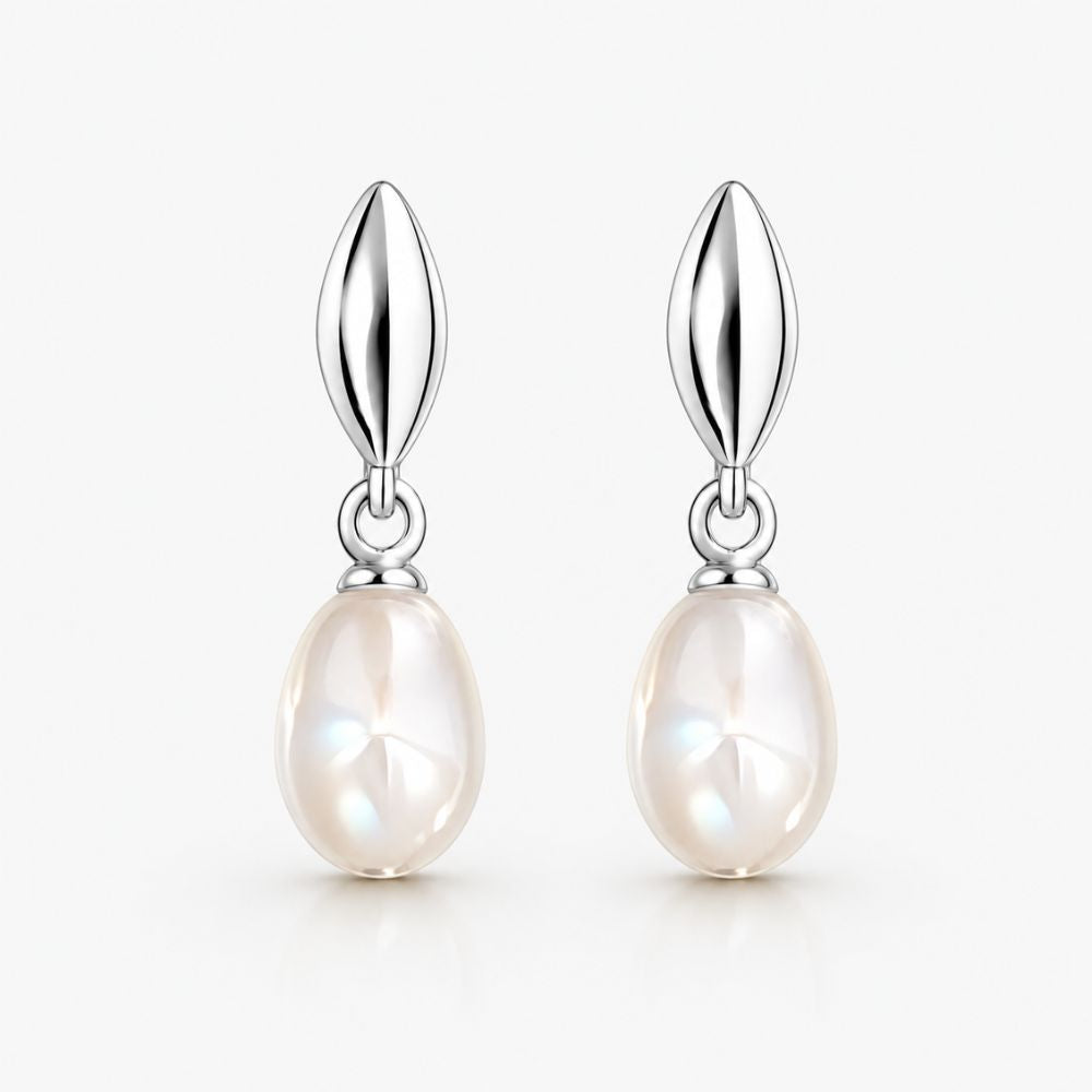 Aurora Pearl Pendant Earrings