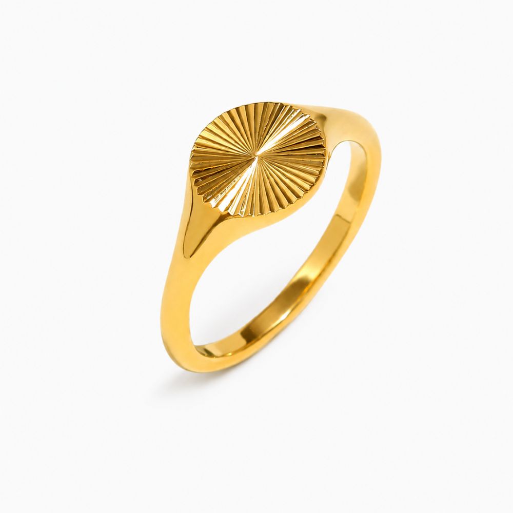 Phoenix Wave Signet Ring