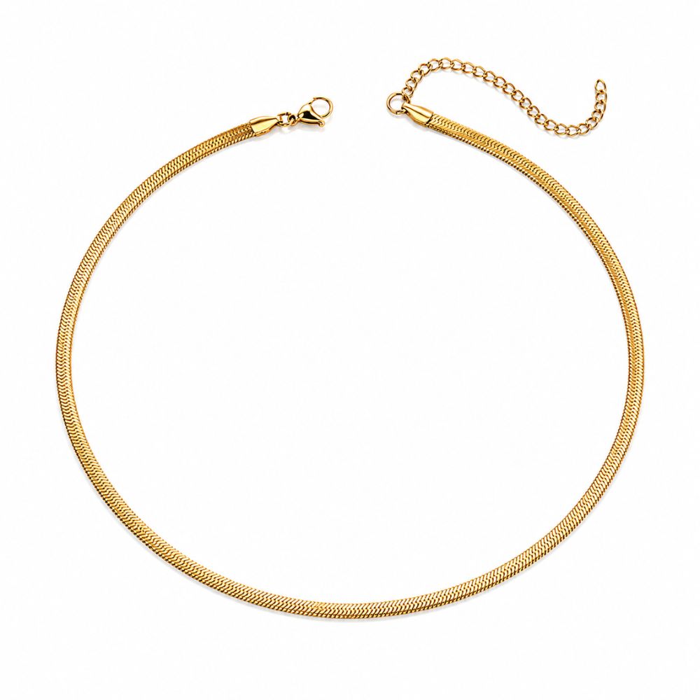 Ondine Herringbone Chain Choker