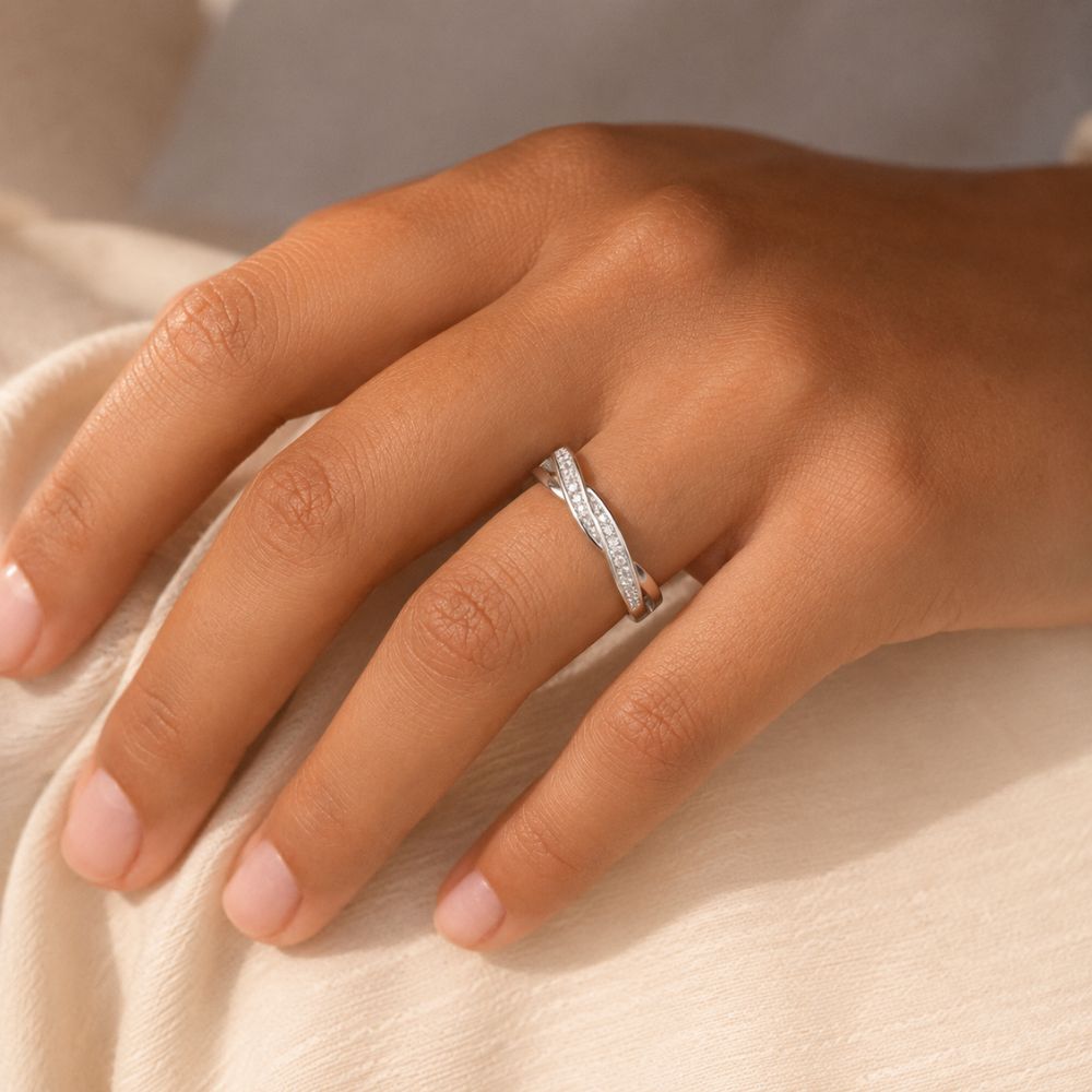 Linnea Crystal Solitaire Ring