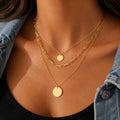 Aurelia Triple Round Pendant Necklace