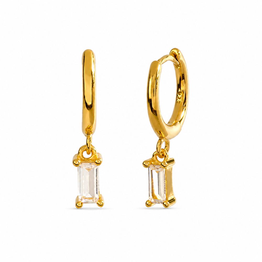 Halo Crystal Hoop Earrings