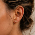 Petal Pearl Stud Earrings