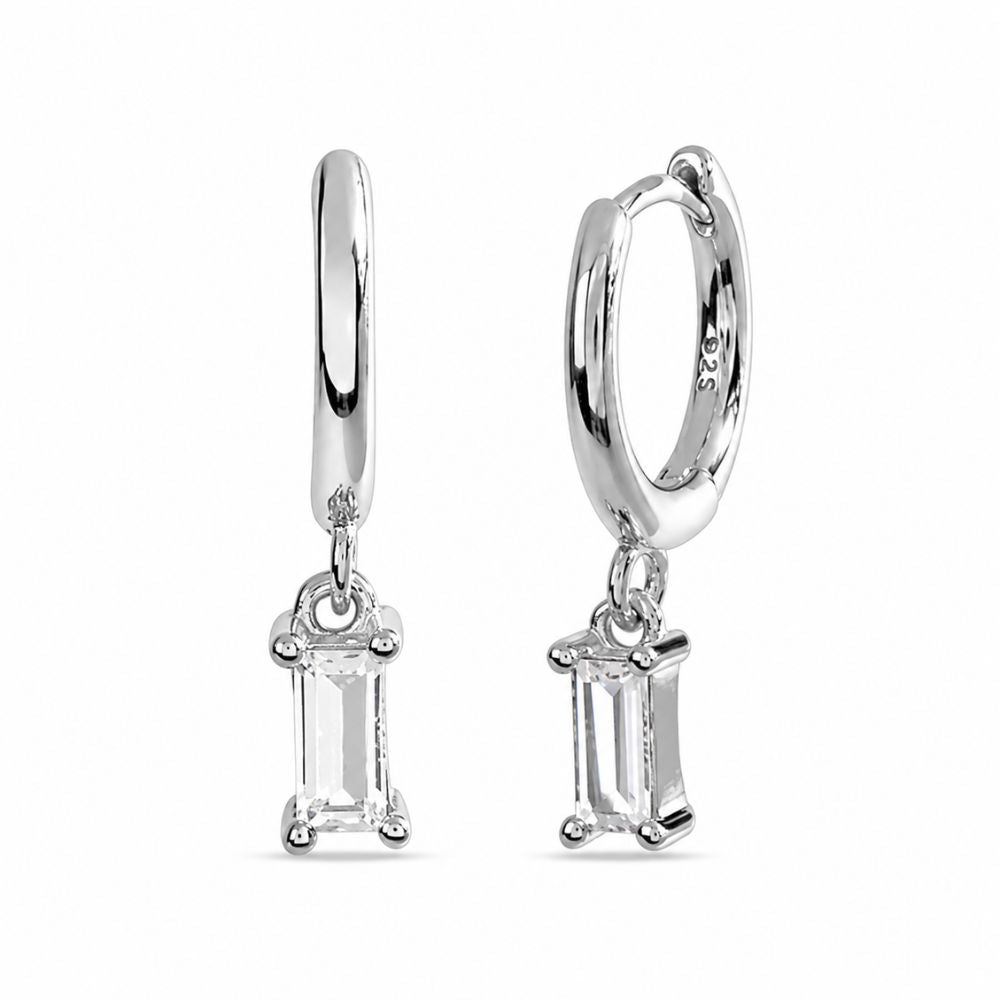 Halo Crystal Hoop Earrings