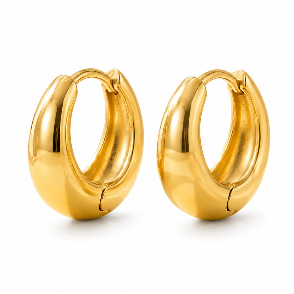 Iris Huggie Hoops