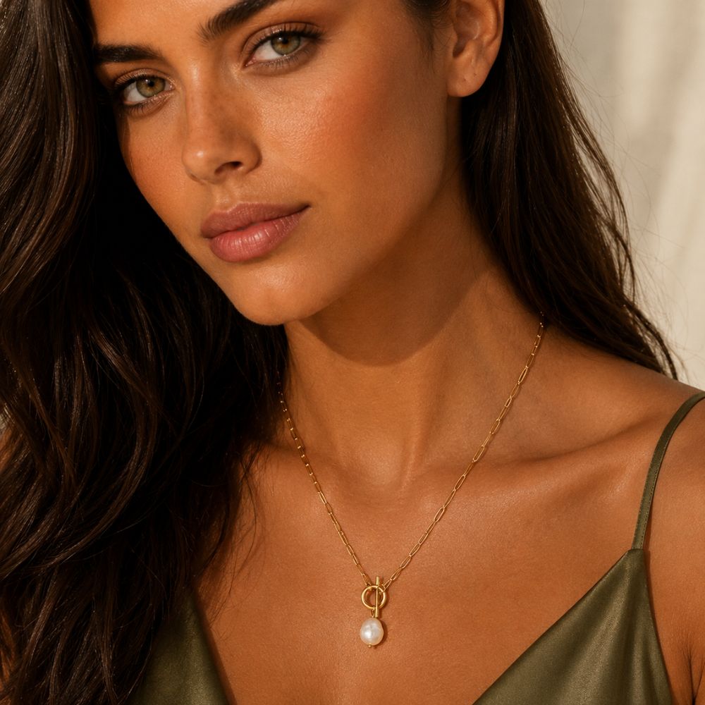 Athena Baroque Pearl Necklace
