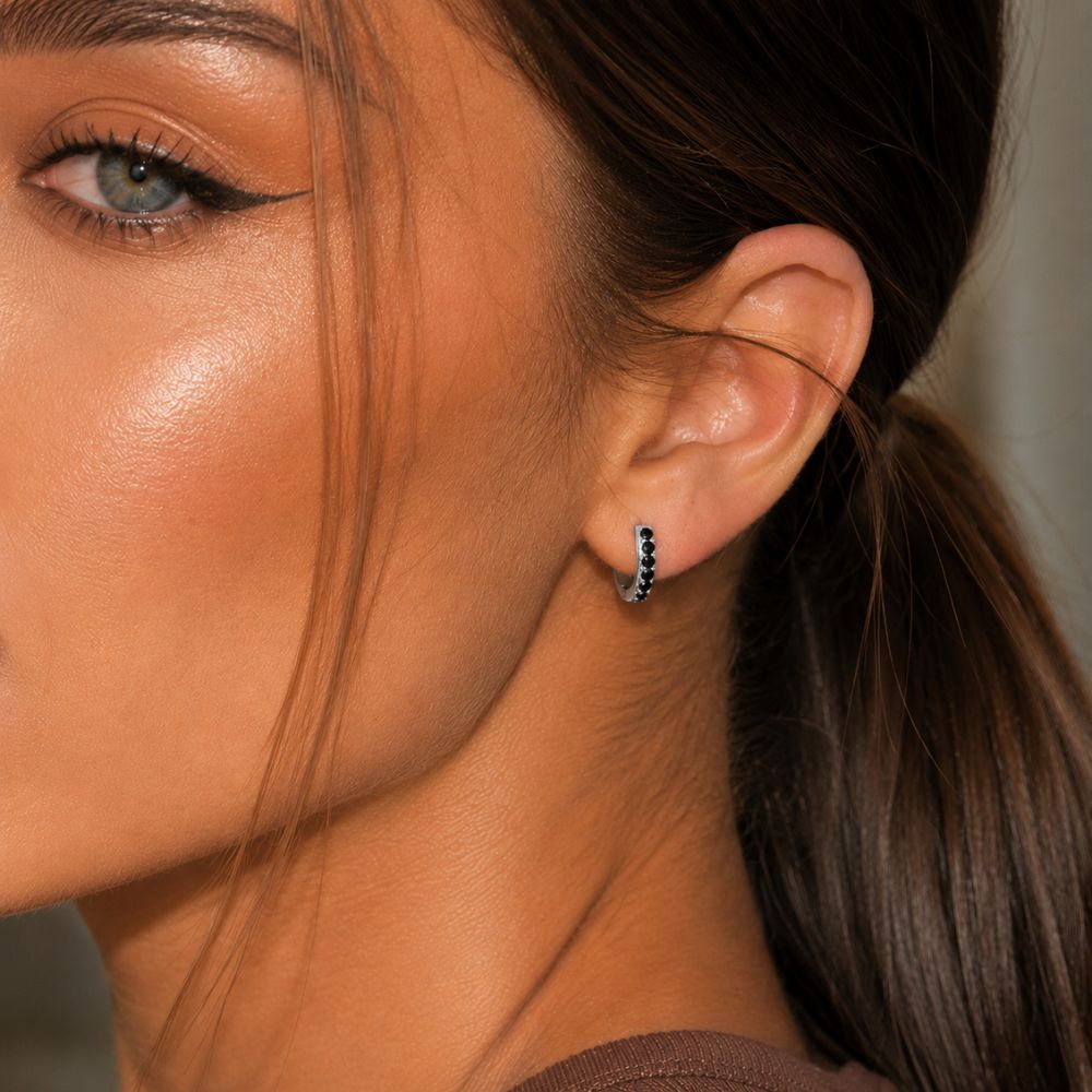 Spark Crystal Mini Hoops