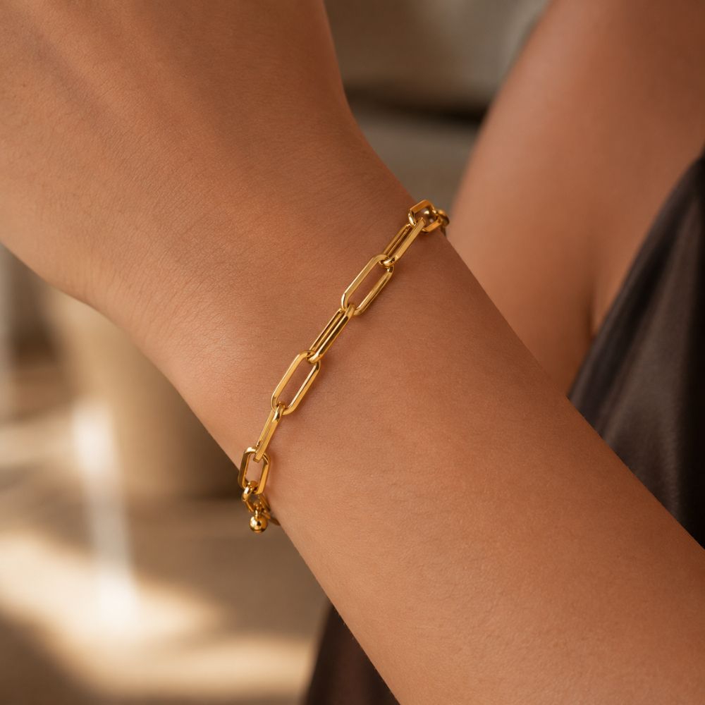 Phaedra Paperclip Chain Bracelet