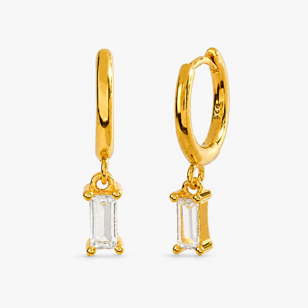 Halo Crystal Hoop Earrings