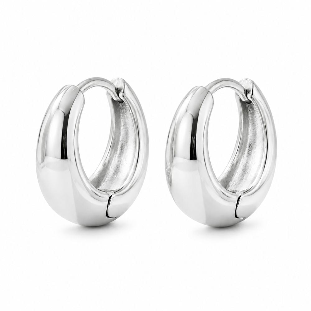 Iris Huggie Hoops