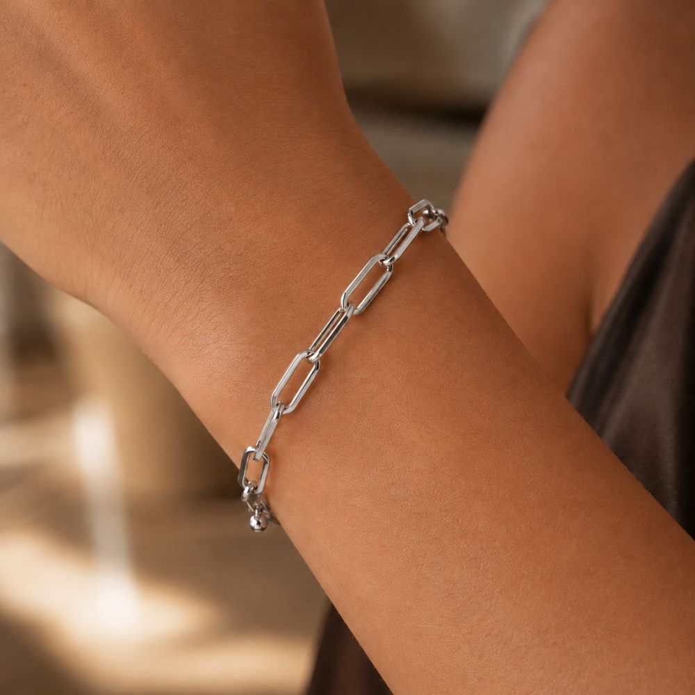 Phaedra Paperclip Chain Bracelet