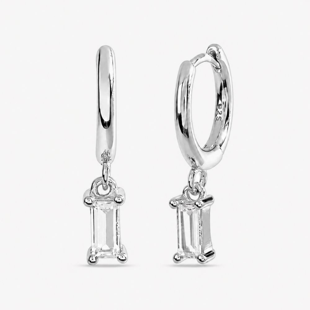 Halo Crystal Hoop Earrings