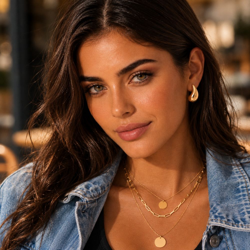 Aurelia Triple Round Pendant Necklace